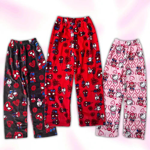 Hello Kitty x Spiderman Pajama Pants