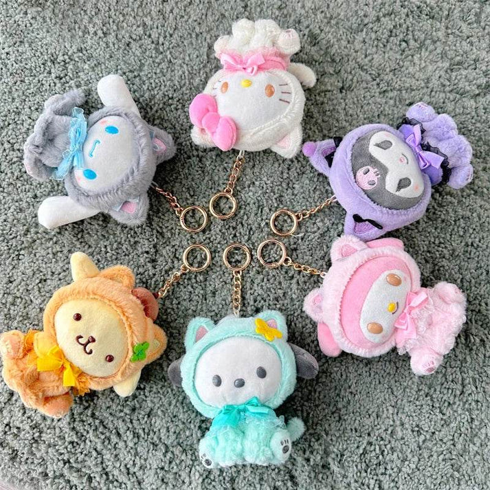 Cute Cat Series Plushie Keychains (10cm/4") (70)