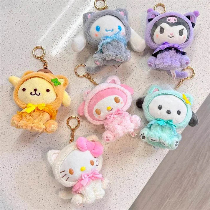 Cute Cat Series Plushie Keychains (10cm/4") (70)